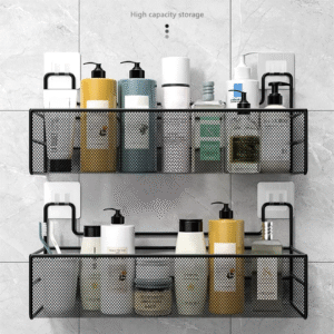 Wall-mount Bathroom Shelf Shower Shampoo Rack