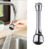 2 Modes 360 Rotatable Bubbler High Pressure Faucet Extender