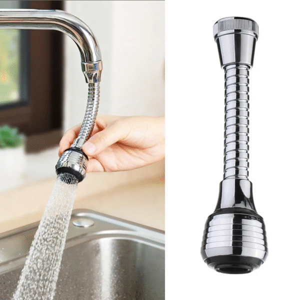 2 Modes 360 Rotatable Bubbler High Pressure Faucet Extender