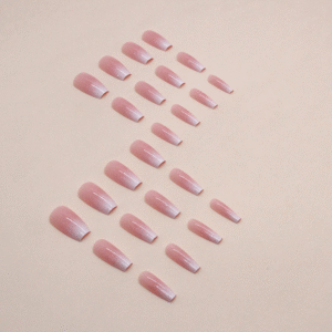 Ballet Nail Girl Gradient Nail Sticker
