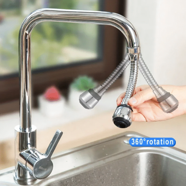 2 Modes 360 Rotatable Bubbler High Pressure Faucet Extender