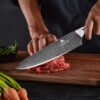 Damascus Steel Hand Kitchen Knife
