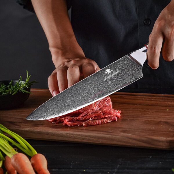 Damascus Steel Hand Kitchen Knife